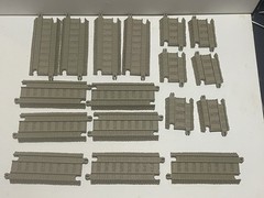 Thomas & Friends Trackmaster Lot of 55 Pieces w/ Brown Track & Mountain Piece