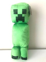 Giant Creeper Plush Toy 18 inches tall. Minecraft. Xlarge Green Soft Doll. New