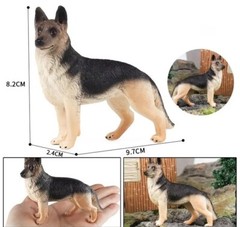 German Shepherd Dog Animal Toy PVC Action Figure Doll Kids Toys Party Gifts