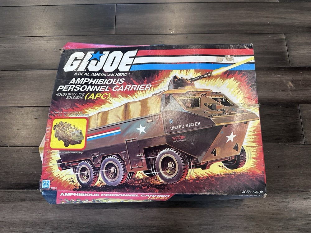 GI Joe Amphibious Personnel Carrier APC Complete With Box And Paperwork