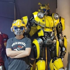 IN US! Bumblebee Hand Cannon 1:1 Wearable Voice Control Helmet Interaction Gift