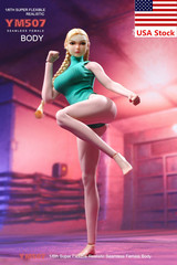 YM507 1/6 Normal Skin Female Large Breast Figure Muscle Flexible Body W/Detail