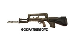 MARVEL LEGENDS MACHINE GUN KNIFE ASSAULT RIFLE WEAPON ONLY CUSTOM FODDER
