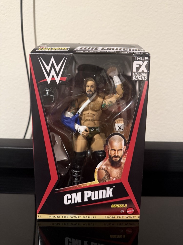 WWE From The Vault Series 3 CM Punk Elite Action Figure (Straight Edge Society)
