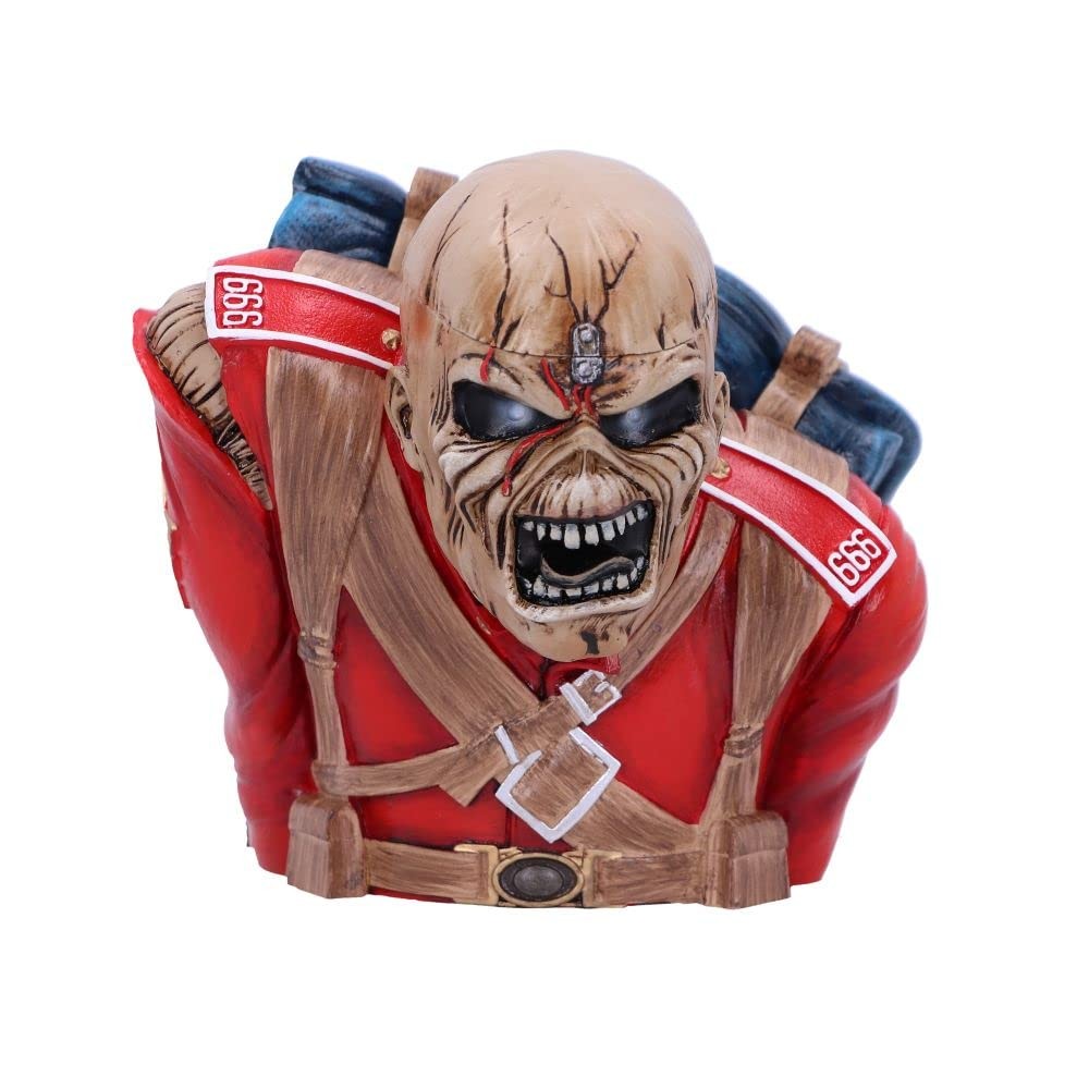 Nemesis Now Officially Licensed Iron Maiden The Trooper Bust Box (Small) Red, 12