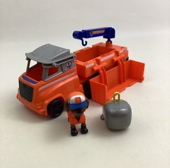 Paw Patrol Big Truck Pups Zuma Rescue Truck Transforming Toy W/Whale Figure RARE