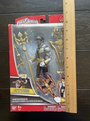Power Rangers Super Megaforce Armored Super Mega Silver Ranger NIB New in Box