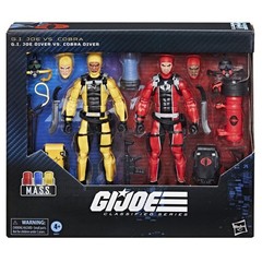 G.I. Joe Classified Series #169, G.I. Joe Diver Vs. Cobra Diver, 2 Collectible 6