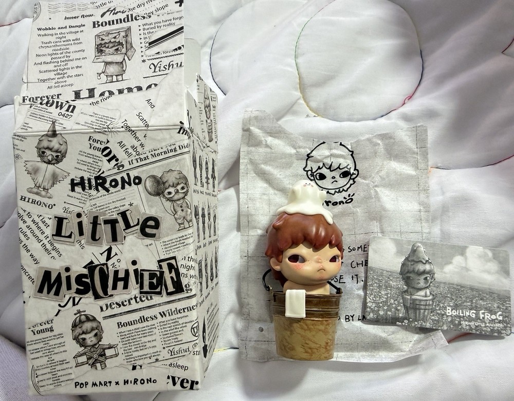 POPMART x Hirono Little Mischief Series: Boiling Frog Blind Box OPEN BOX