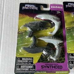 3 Pack Final Faction Kharn Hive: Quake Arms ,SYNTHOID Action weapons- New