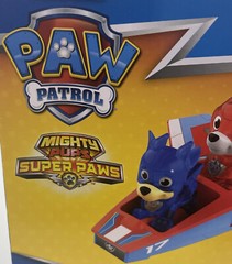 Paw Patrol Mini Jet Playset Mighty Pups Super Paws Two Pups Spin Master NEW