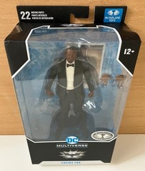 Lucius Fox Batman Begins platinum Morgan Freeman McFarlane DC Multiverse new