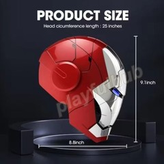 US AUTOKING Iron Man MK5 1:1 Helmet Wearable Voice-controlled Mask Cosplay Prop