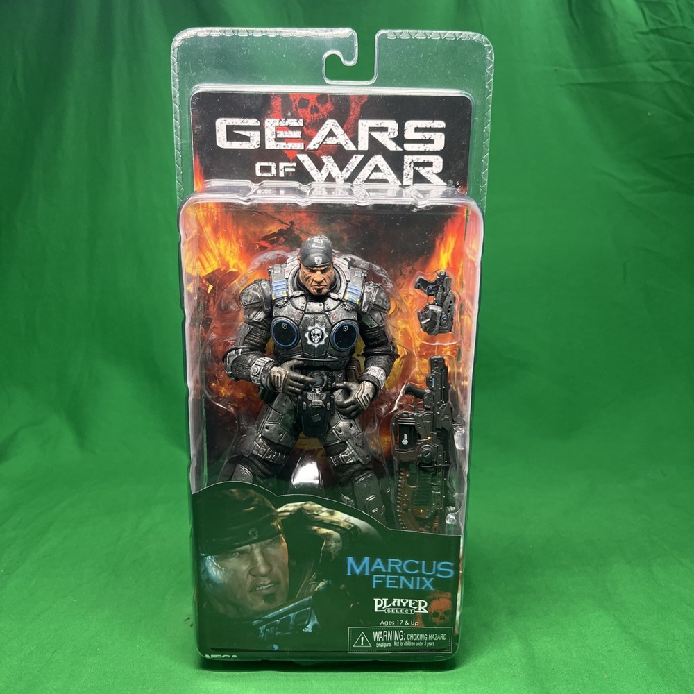 NECA Gears of War Series 1 MARCUS FENIX Figure Player Select NEW IN PACKAGE