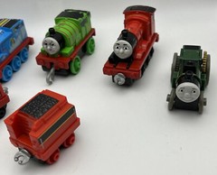 Lot Of 7 Thomas The Tank Engine Train Die Cast Metal Plastic Connectors-READ-