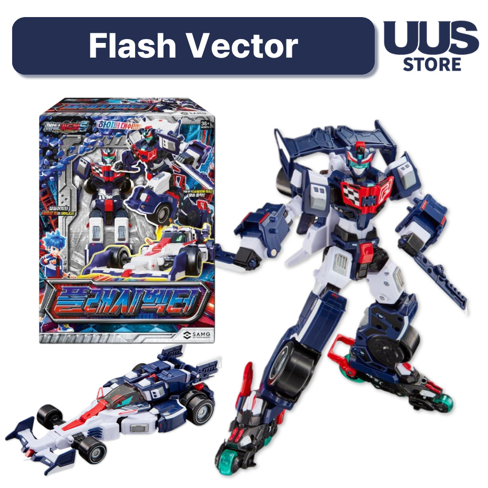 Metal Cardbot S Flashvector Race Car Transformer Robot Toy 2025 Flash Vector