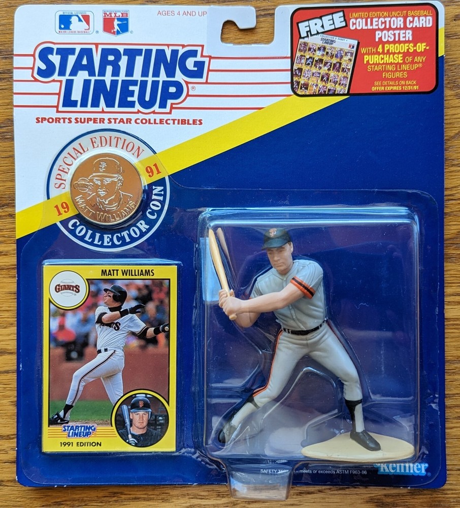 1991 Matt Williams Starting Lineup (Kenner), San Francisco Giants Baseball