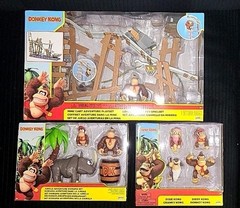 World Of Nintendo DONKEY KONG BUNDLE – Mine Cart Adventure Playset / Jungle…