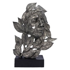 Nemesis Now Natural Emotion – Peace 32cm, Resin, Silver, Face in Leaves Nature S