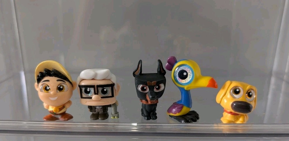 Pixar Up Disney Doorables Series 7 Full Set Of 5 Russell Carl Dug Kevin & Alpha