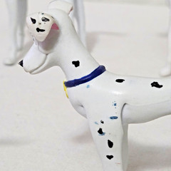 Just Toys Bend-Ems 101 Dalmatians lot of 6 bendy toys (with marks/wear)