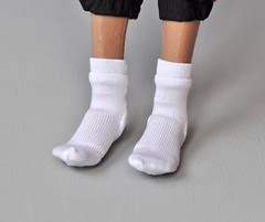 1/6 sport white black socks for 12″ figure female male hot toys phicen ❶USA❶
