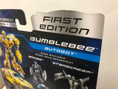 Transformers Prime Bumblebee First Edition figure sports car autobot DENT CARD