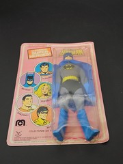 Vintage 1979 Mego Wgsh Batman French Card Worlds Greatest Super Heroes Damaged