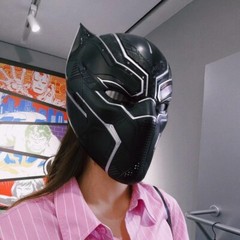 Killerbody Authentic Black Panther 1:1 LED Eyes Wearable Helmet Cosplay Props