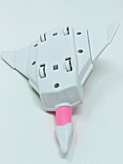 Power Rangers 1995 Pink & White Plane mighty morphin Saban