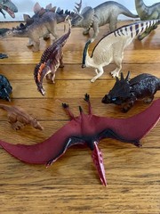 Lot of 15 Dinosaurs Action Figures Assorted Sizes and Brands