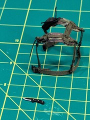 Crazy Figure 1/12 Scale Adjustable Tactical Harness & Knife 6″ Figure “NEW*