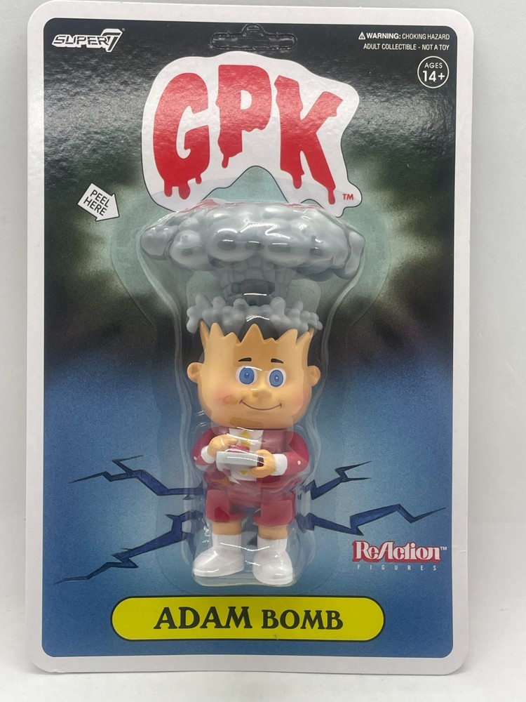 2021 SDCC Super7/Reaction Topps Garbage Pail Kids GPK Adam Bomb Figure