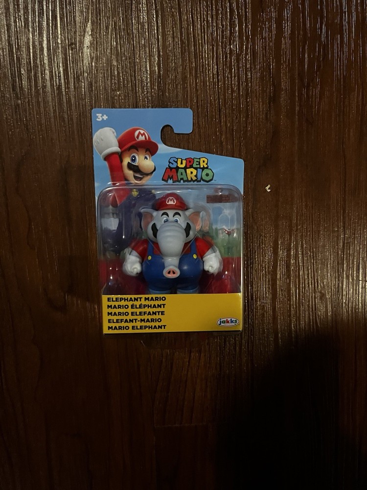 Super Mario ELEPHANT MARIO 2.5 Inch Figure Jakks Pacific NEW