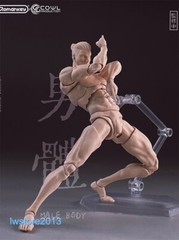 US Romankey X COWL 1:12 Flexible Man Jointed 6″ Male Action Figure Head Body