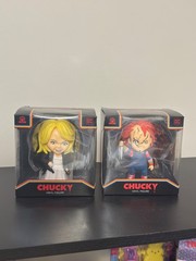 CultureFly Chucky and Tiffany 4.5 Inch Vinyl Figure Set Bride of Chucky Horror