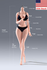 YM501 1/6 Female Sexy Plump Large Bust Flexible Details Body 12″Figure Doll