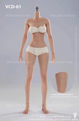 VERYCOOL VCD-02B 1/6 Female Seamless Makeup Silicone Body Med Chest 12”Figure