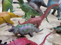 Vintage Lot Imperial Larami Hong Kong China Large Dinosaurs Toys 1985- 2000