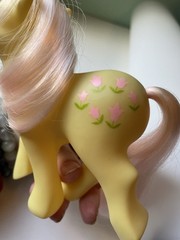 Vintage 1984 Hasbro My Little Pony G1 Posey Earth Pony Tulips. Pink Hair!!! RARE