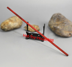 1/6 Chinese Kung Fu Shaolin Staff Nunchaku Three-section Cudgel 12” Figure Body