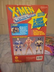 1994 Toy Biz X-Men Metallic Mutants Cyclops Wolverine Sabretooth Deluxe Edition