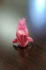 Pink Parrot Bird Toy Figure Doll Accessory Pet Used Fast Shipping Toy