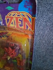 Zen Intergalactic Ninja-Lord Contaminous Figure JusToys 1991-SEALED-W/Comic Book