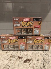 3 Lot Funko Bitty POP The Office Dwight Schrute Erin Hannon Michael Scott 4 Pack