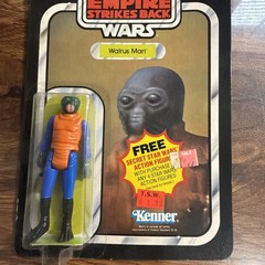 Vintage Kenner Star Wars ESB Walrus Man 21 Back Carded Action New & Sealed