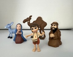 LITTLE DRUMMER BOY FIGURINES Nativity Partial Set Forever Fun Rankin Bass 02