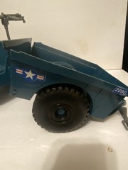 GI JOE 1960S/70S EMPIRE USA AIR FORCE JEEP/TRAILER WITH EQUIPMENT