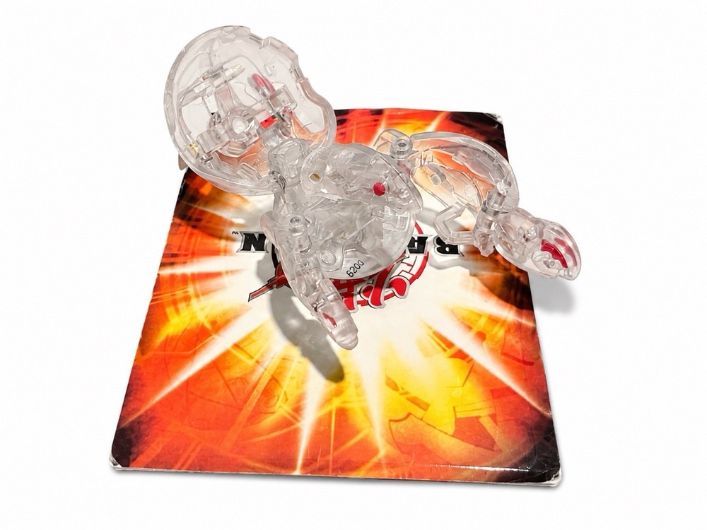 Bakugan Battle Brawlers Spin Master Translucent Clear Crystal Stug 620G