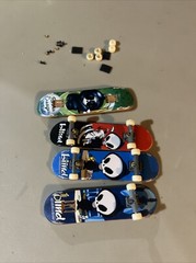 Vintage Tech Deck Blind Grim Reaper Ronnie Creager Fingerboard Lot 4 Red Blue